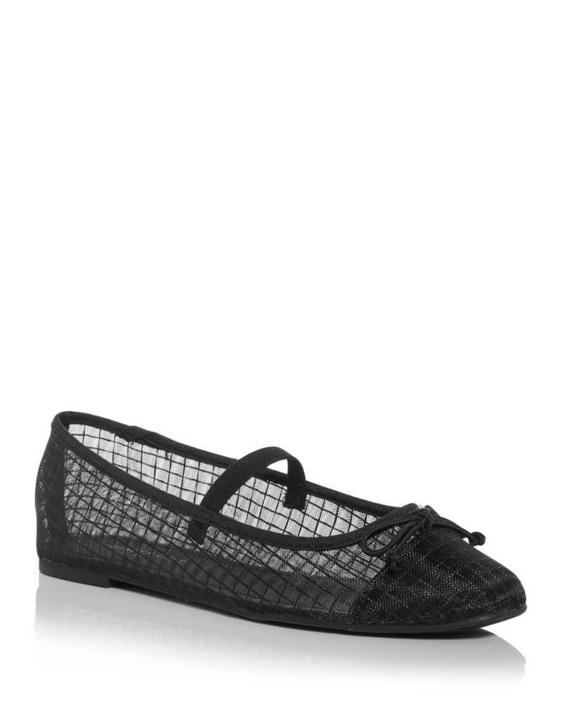 Kenneth Cole Womens Myra Mesh Mary Jane Flats