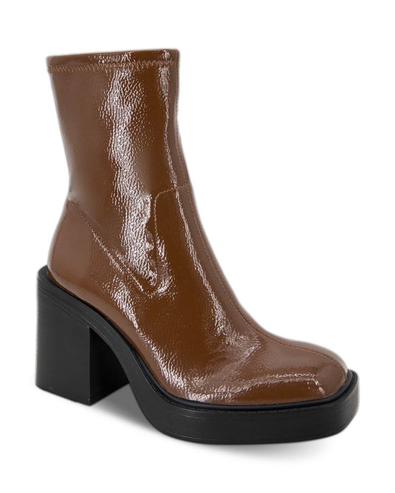 Kenneth Cole Womens Amber Square Toe High Heel Booties