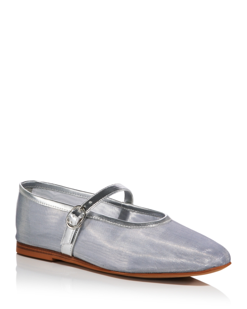 Aqua Womens Goldi Buckled Ballet Flats - Exclusive