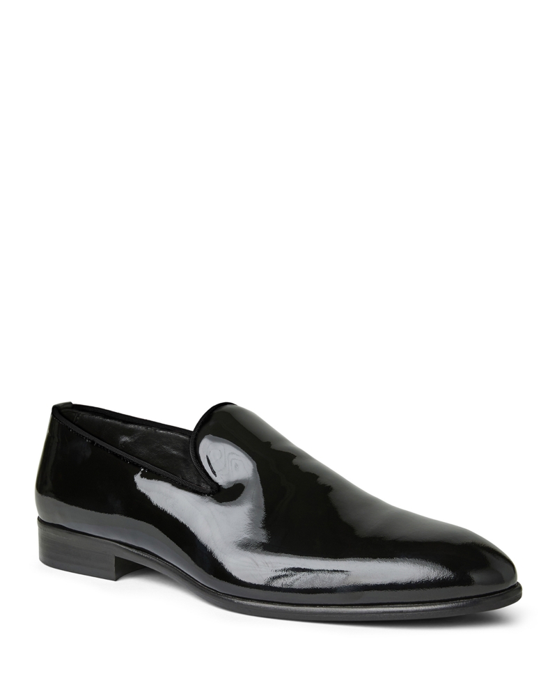 Bruno Magli Mens Patent Formal Slip On