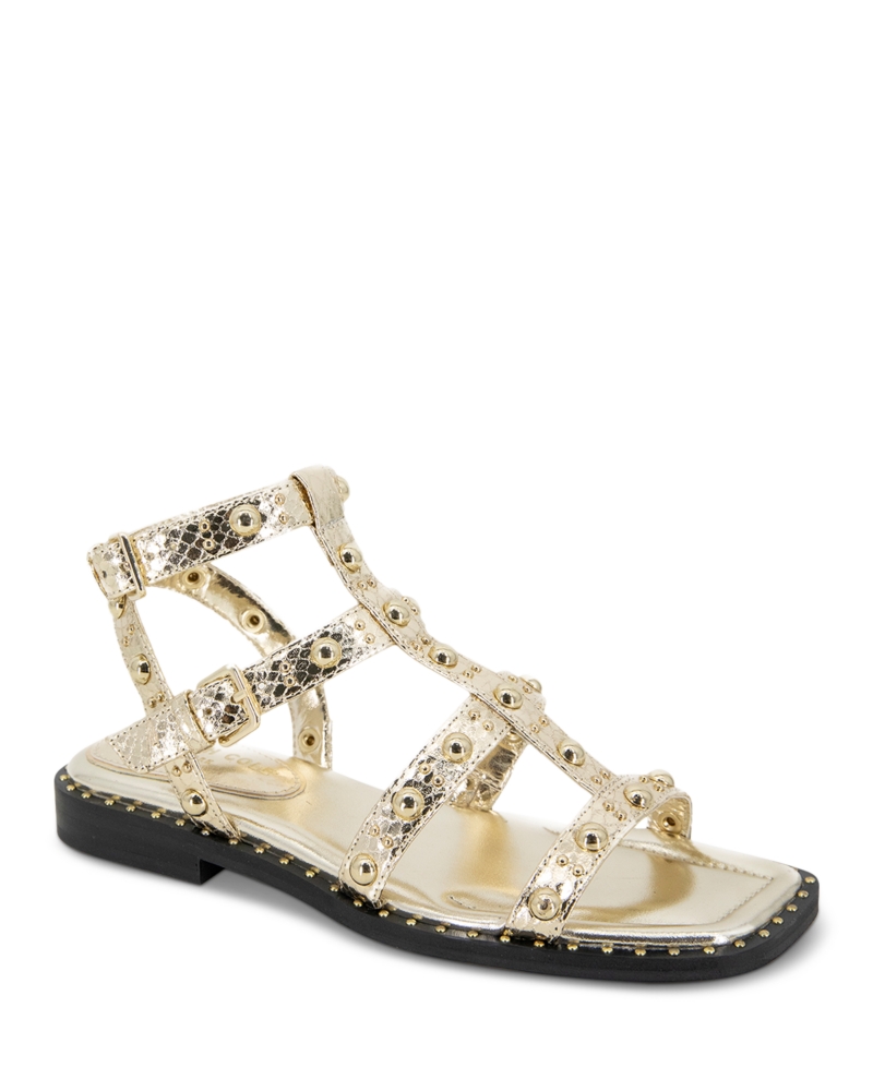 Kenneth Cole Womens Ruby Studded Gladiator Sandals