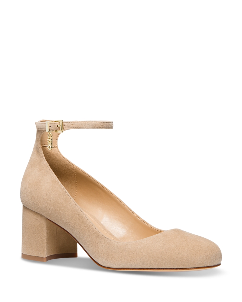 Michael Michael Kors Womens Perla Block Heel Pumps