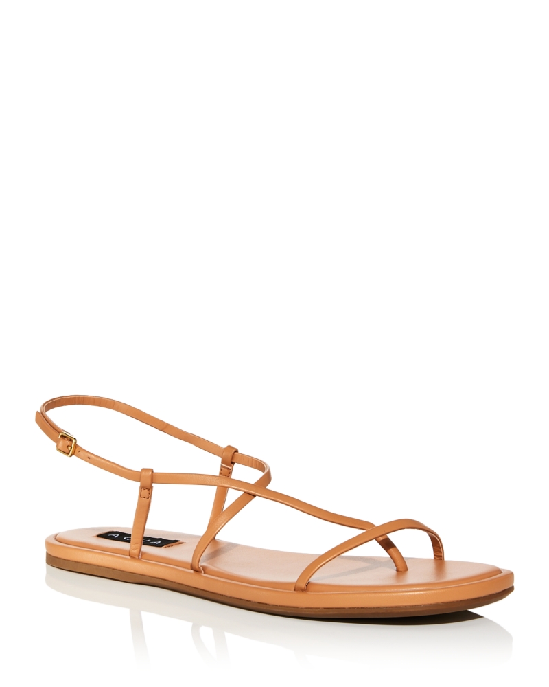 Aqua Womens Vinni Slim Strap Sandals - Exclusive