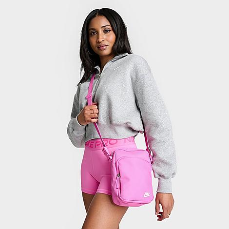 Nike Heritage Crossbody Bag in Pink/Playful Pink Nylon/Polyester