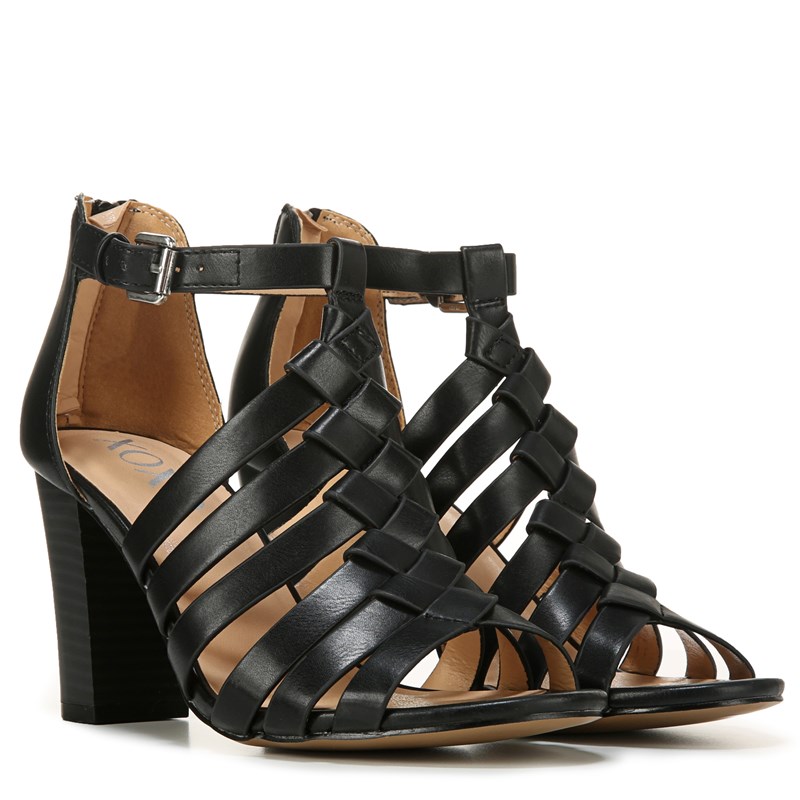 XOXO Women's Baxter Dress Sandals (Black) - Size 10.0 M