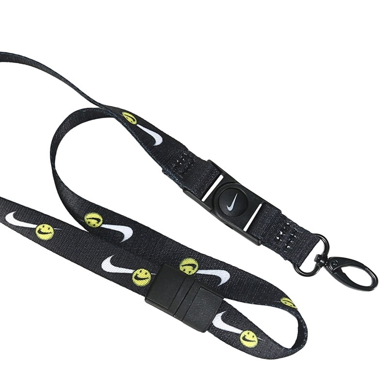 Nike Premium Lanyard Shoes (Black/White/Smiley Face) - Size 0.0 OT