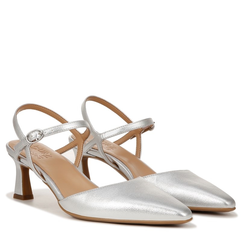 Naturalizer Women's Tara Dress Shoes (Silver Faux Leather) - Size 10.0 M