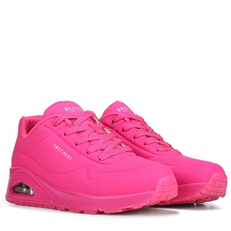 Skechers Women's Street Uno Medium/Wide Sneakers (Hot Pink) - Size 6.5 M