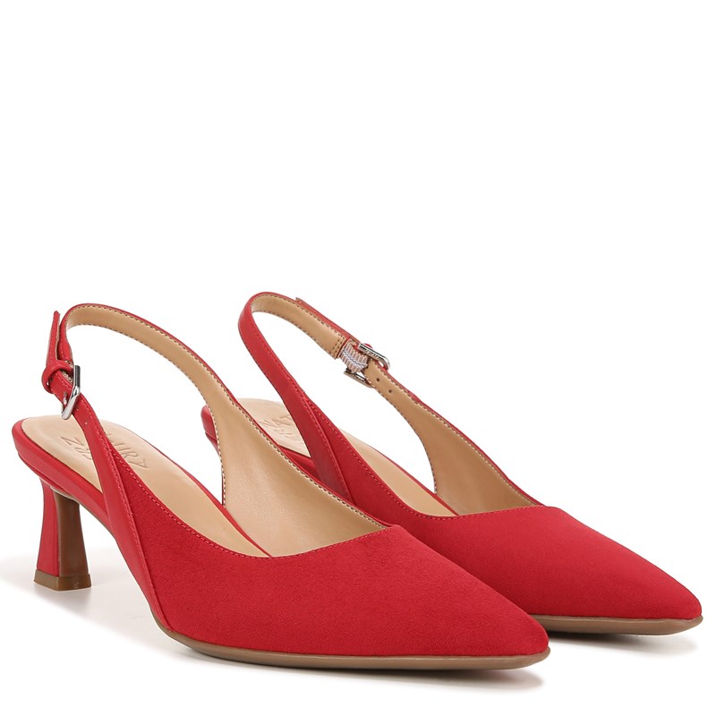 Naturalizer Women's Tansy Medium/Wide Slingback Dress Shoes (Crimson Red Fabric) - Size 7.0 W