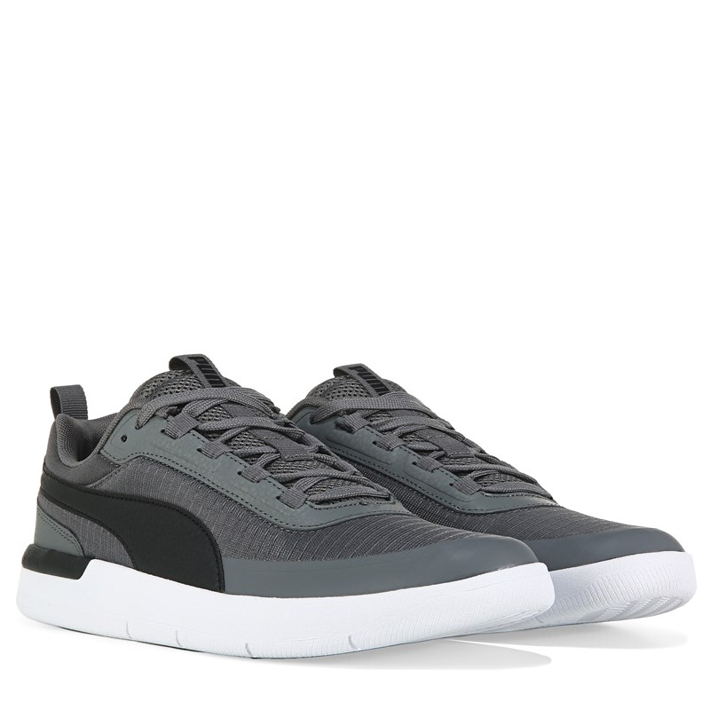 Puma Men's Softride Archer Low Top Sneakers (Grey/Black) - Size 10.0 M