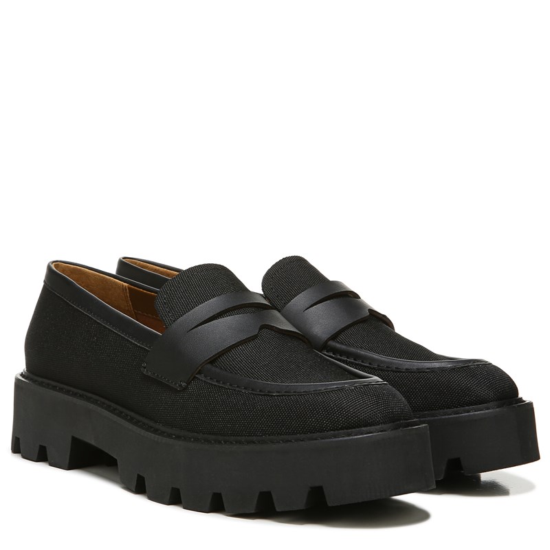 Franco Sarto Women's Balin Platform Loafers (Black) - Size 9.0 W