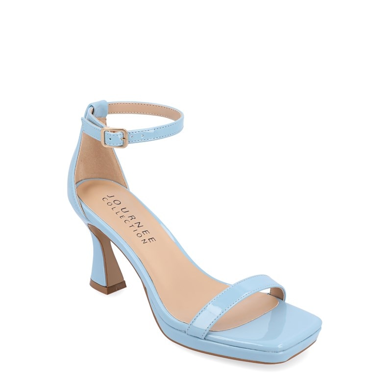 Journee Collection Women's Jeanne Dress Sandals (Blue) - Size 10.0 M