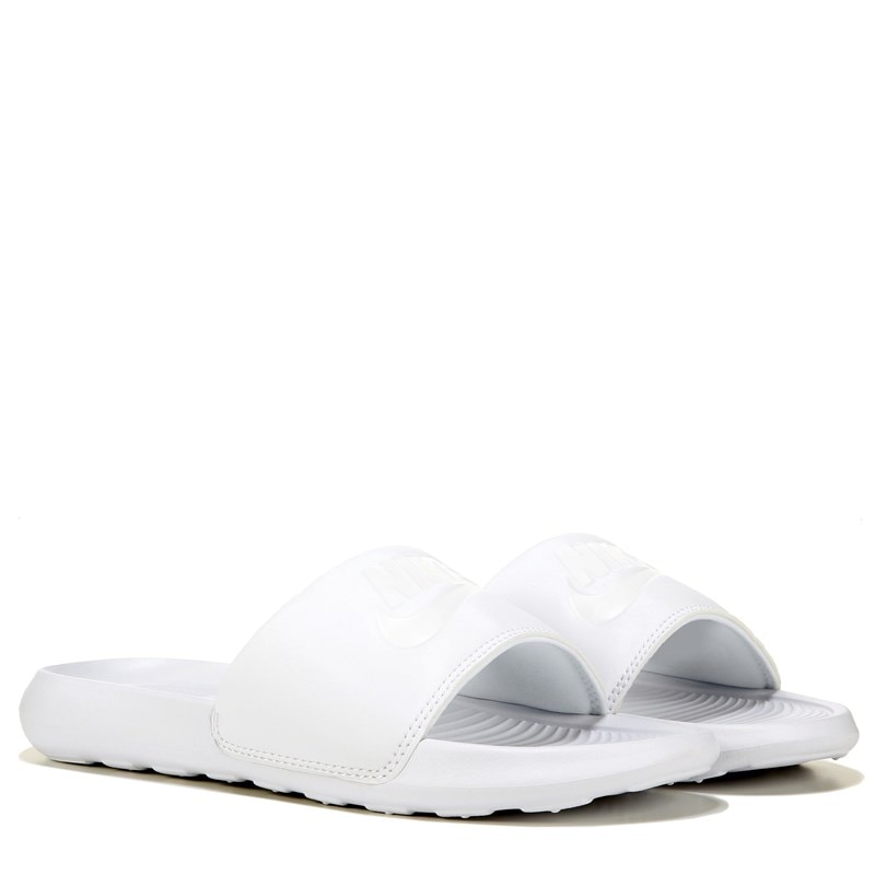 Nike Women's Victori One Slide Sandals (White/White) - Size 10.0 M