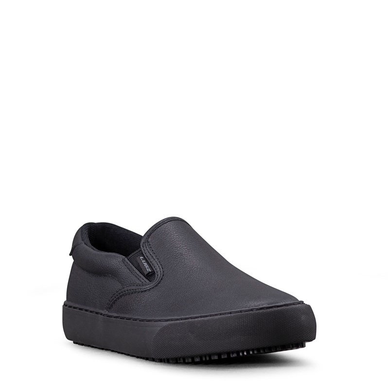Lugz Women's Clipper Slip Resistant Slip On Sneakers (Black) - Size 10.0 M