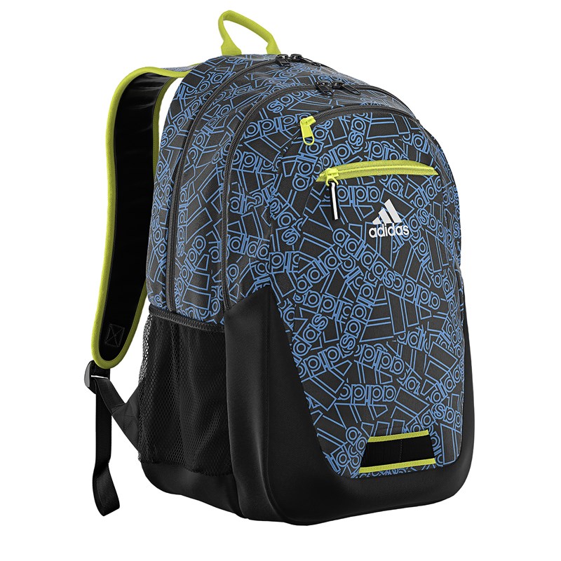 Adidas Foundation 6 Backpack Shoes (Blue/Lemon Yellow/Black) - Size 0.0 OT