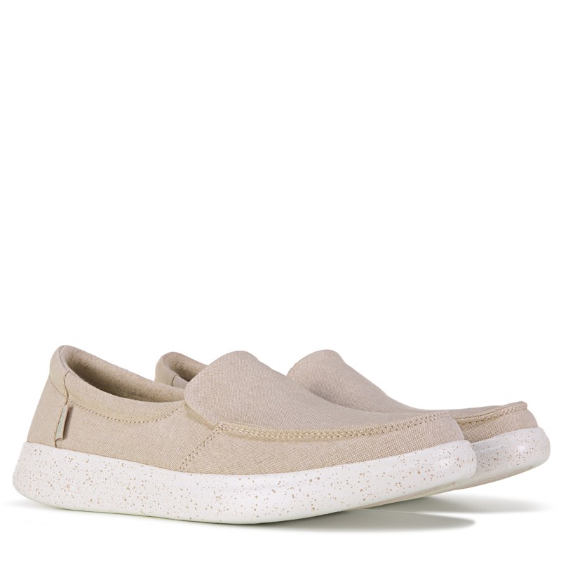 Skechers Womens Skipper Canvas Casual Slip On Moc Shoes