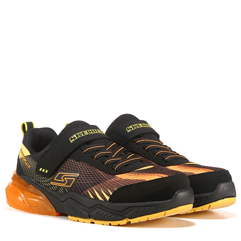 Skechers Kids' Thermoflux Wide Sneaker Little/Big Kid Shoes (Black/Orange) - Size 1.0 W