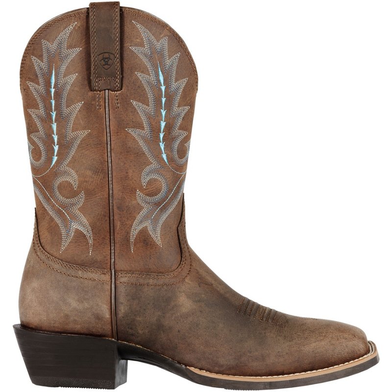 Ariat Mens Sport Outfitter Western Boots Brown, 9 - Mens Ropers at Academy Sports