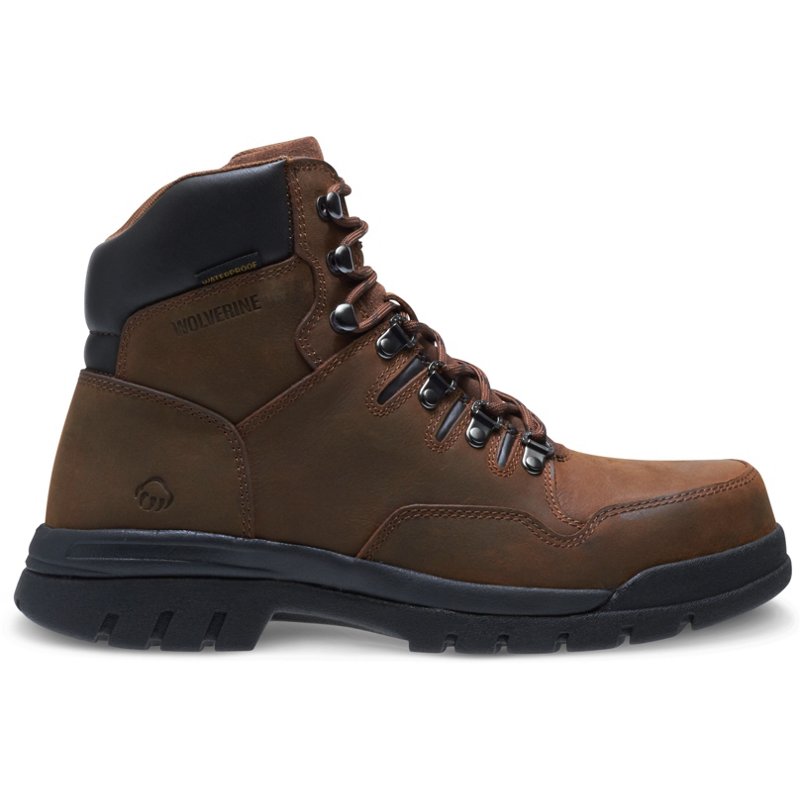 Wolverine Mens Potomac 2 EH Steel Toe Lace Up Work Boots Brown, 9 - Lace St Work Boots at Academy Sports