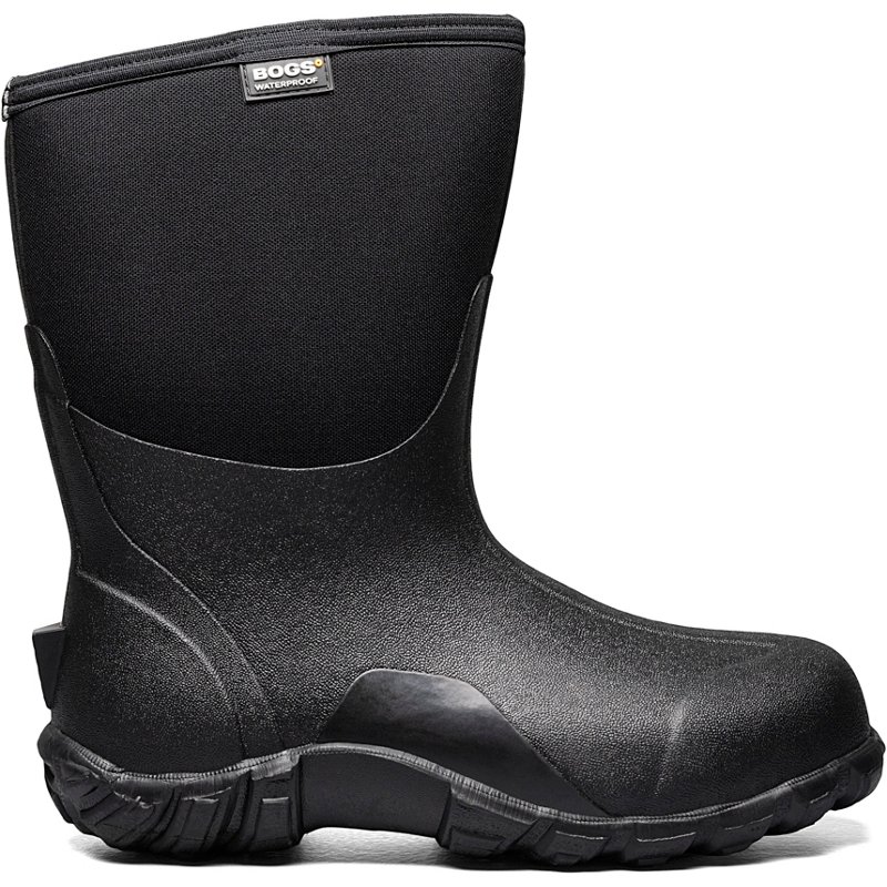 Bogs Mens Classic Mid Boots Black, 12 - Crocs And Rubber Boots at Academy Sports