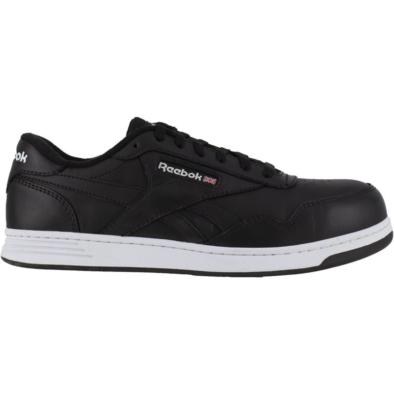 Reebok Mens Club Classic Composite Toe Work Shoes Black, 7.5 - Service Shoes at Academy Sports