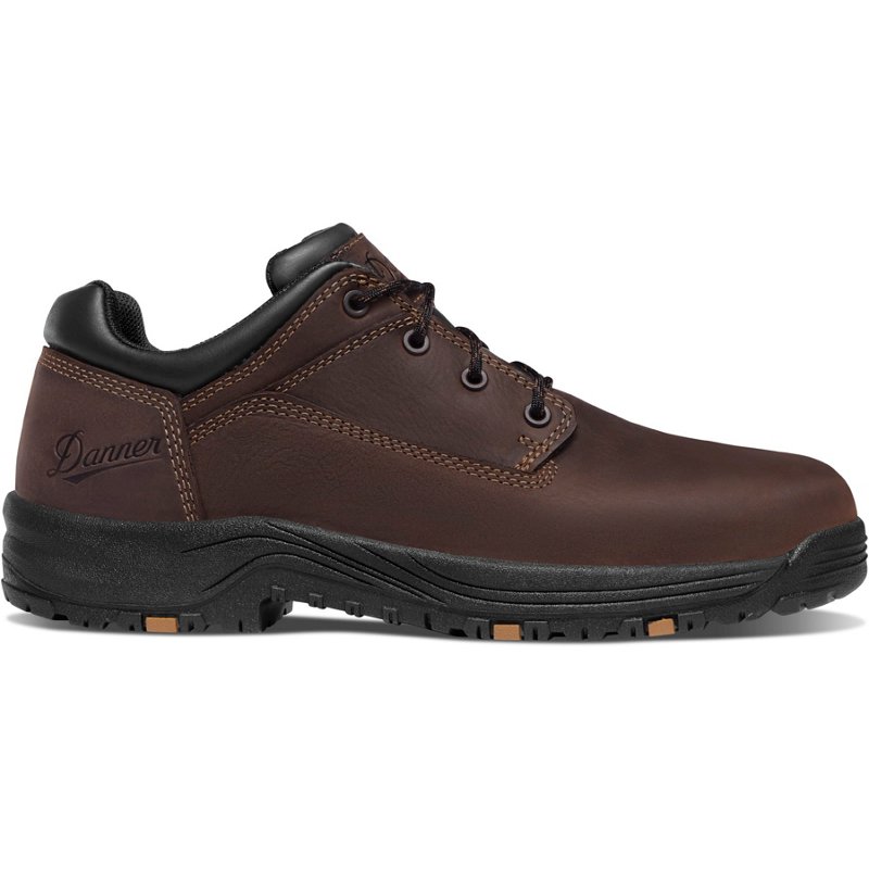 Danner Mens 3in Caliper Hot Aluminum Safety Toe Work Shoes Brown, 7 - Lace St Work Boots at Academy Sports