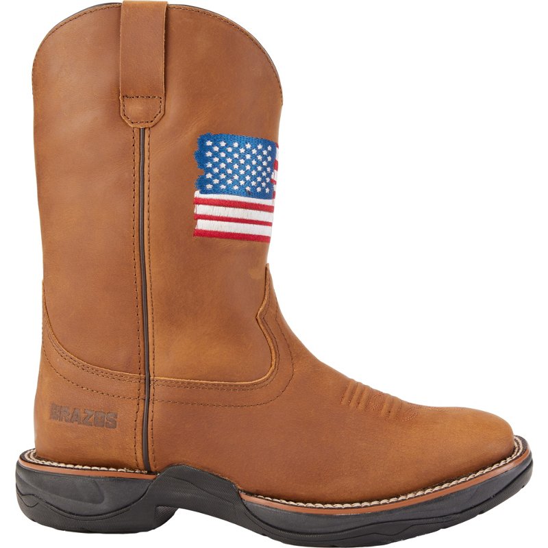 Brazos Mens Maverick USA Flag 2.0 Boots