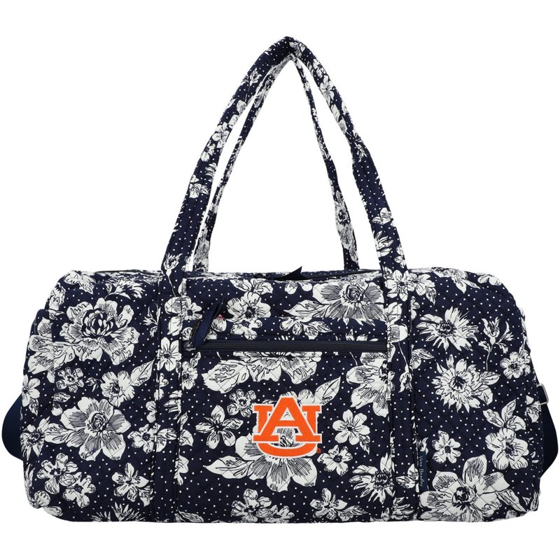 Vera Bradley Auburn Tigers Rain Garden Large Travel Duffel Bag Navy Blue - NCAA Novelty at Academy Sports