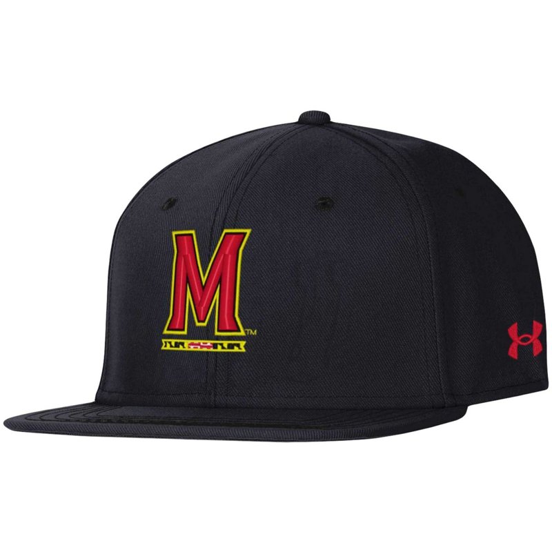 Under Armour Maryland Terrapins Baseball Flex Fit Hat Black, Small - NCAA Mens Caps at Academy Sports