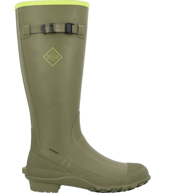Muck Boot Mens Harvester Tall Rubber Boots Light Green, 6 - Insulated Rubber at Academy Sports