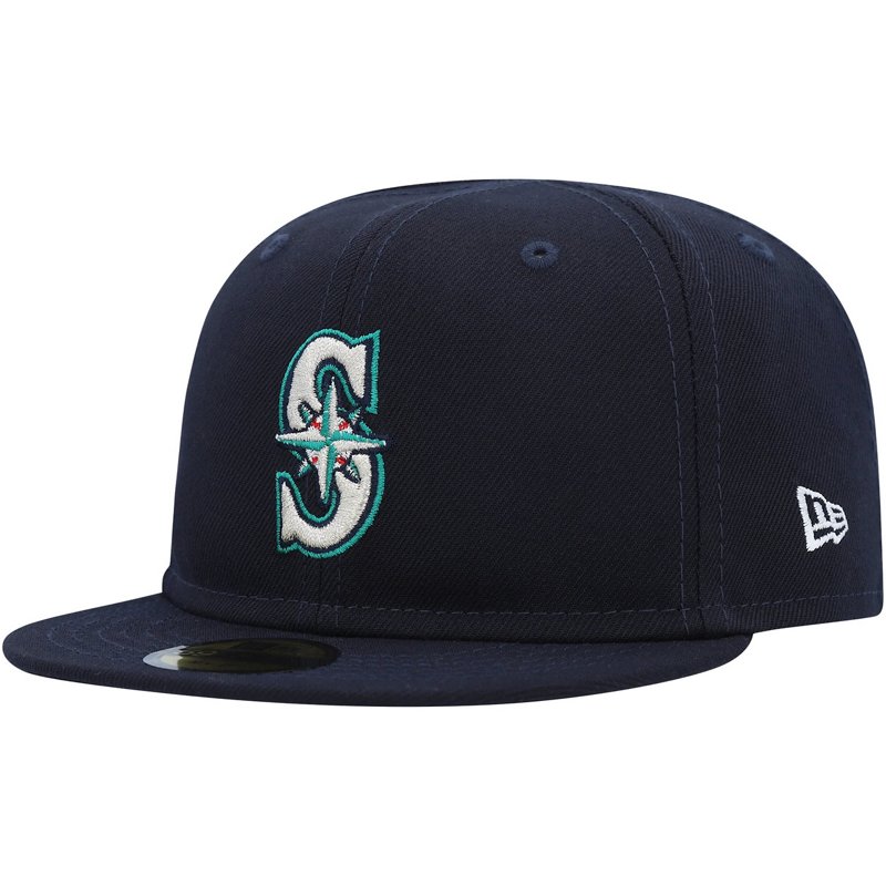 New Era Seattle Mariners My First 59FIFTY Fitted Hat Navy Blue - MLB Caps at Academy Sports