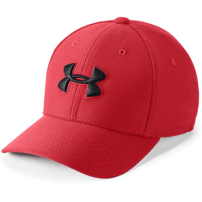 Under Armour Boys Blitzing 3 Cap Red/Black, Small/Medium - Boys Athletic Headwear/Accessories at Academy Sports