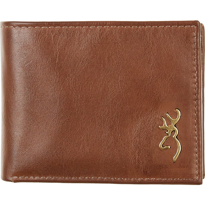 Browning Mens Brass Buck Bi-fold Wallet - Wallets at Academy Sports