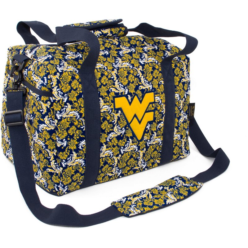 Eagles Wings West Virginia University Bloom Mini Duffel Bag Dark Blue - NCAA Novelty at Academy Sports