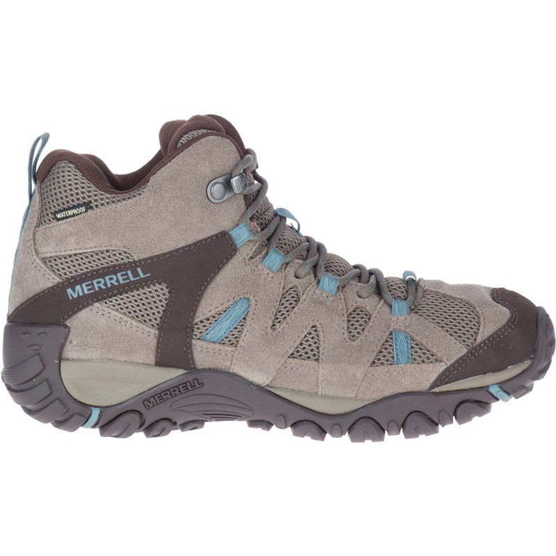 Merrell Womens Deverta 2 Mid Ventilated Waterproof Hiking Boots Brown, 6 - Womens Outdoor at Academy Sports