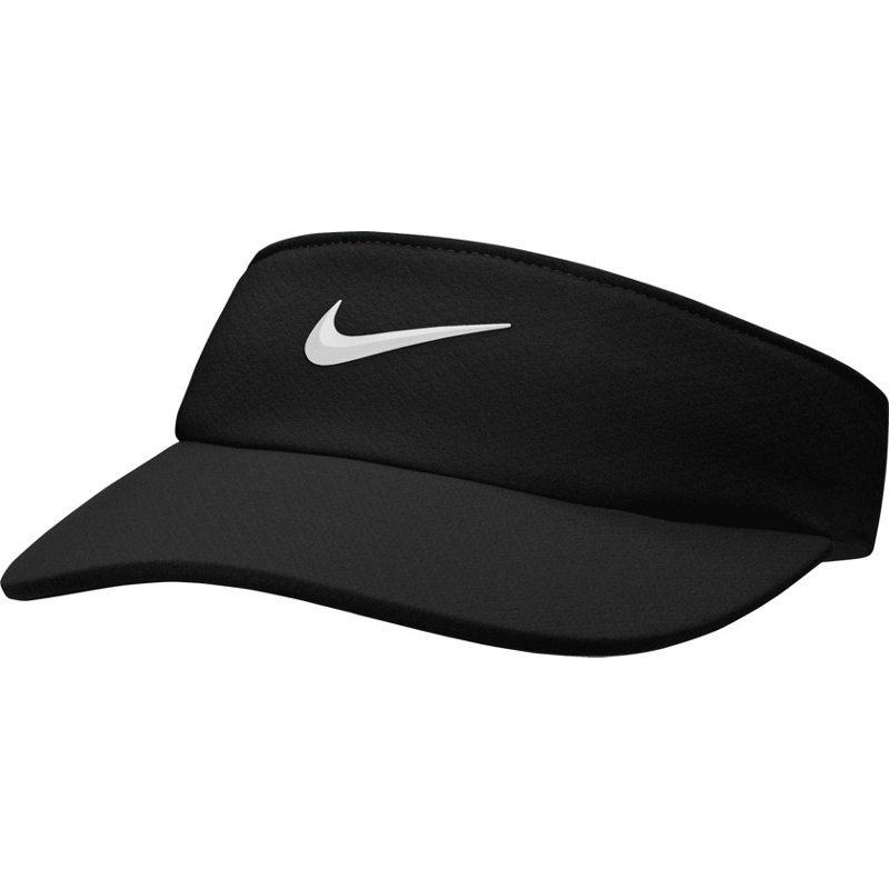 Nike Womens AeroBill Golf Visor Black - Womens Athletic Hats And Accessories at Academy Sports