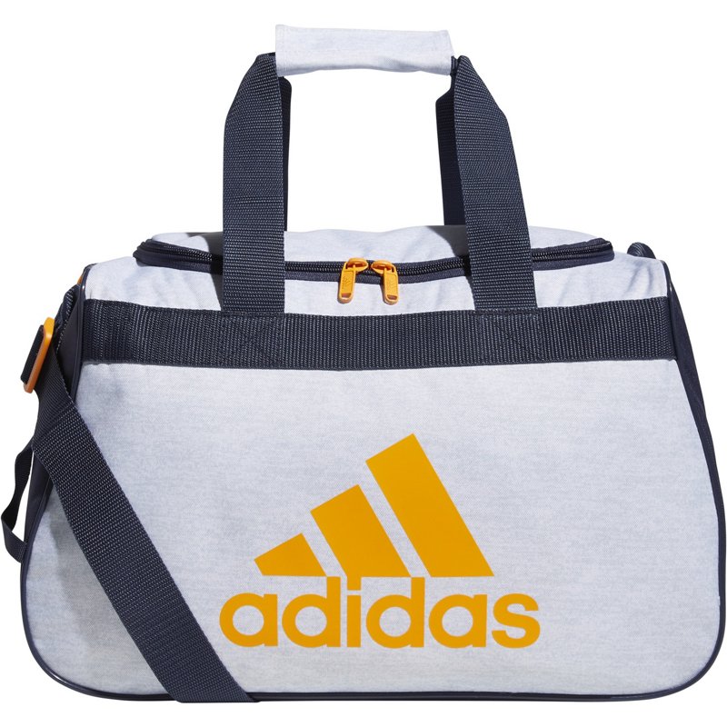 adidas Diablo Small Duffel Bag White/Orange - Athletic Sport Bags at Academy Sports