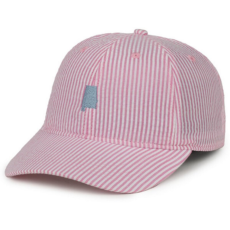 Magellan Womens Alabama 6-Panel Seersucker Cap Pink Seersucker - Womens Athletic Hats And Accessories at Academy Sports