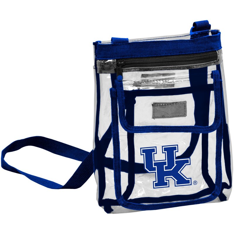 Logo Brands University of Kentucky Gameday Clear Crossbody Bag Blue - NCAA Novelty at Academy Sports