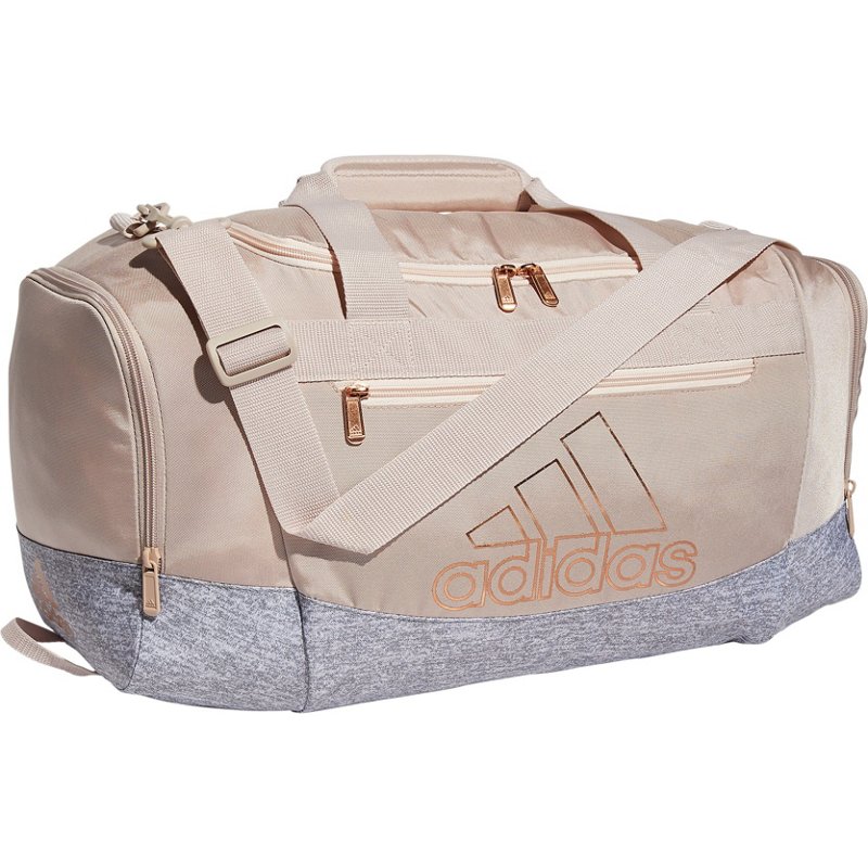 adidas Defender IV Duffel Bag Light Beige - Athletic Sport Bags at Academy Sports