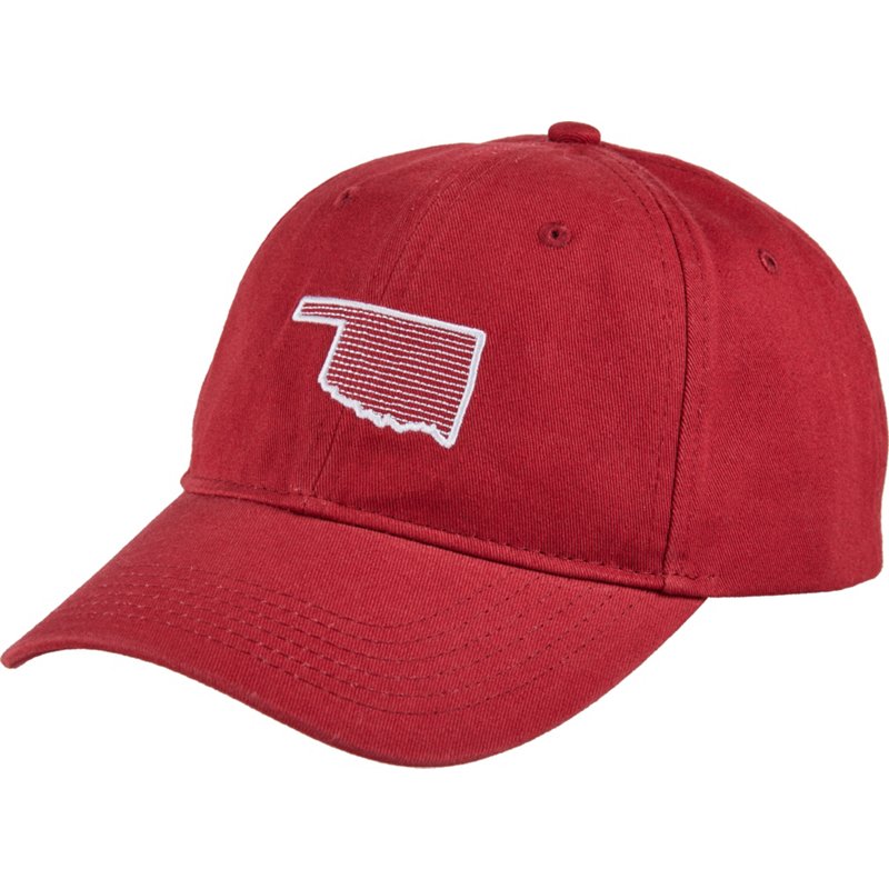 Academy Sports + Outdoors Mens Oklahoma Cap Rio Red - Mens Hunting/Fishing Headwear