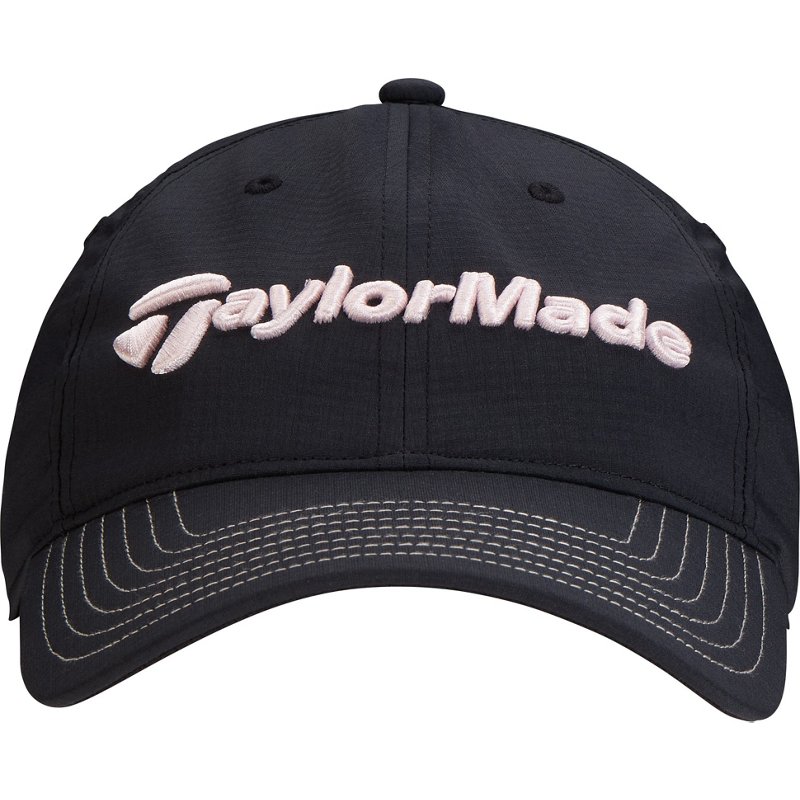 TaylorMade Womens Radar Golf Hat Black/Light Pink - Golf Headwear at Academy Sports