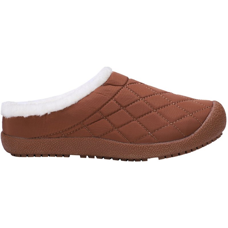 Lamo Womens McKenzie Quilted Slippers Brown, 8 - Slippers at Academy Sports