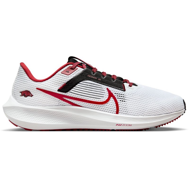 Nike Mens University of Arkansas Air Zoom Pegasus 40 Running Shoes