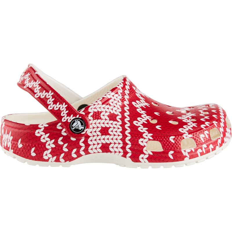 Crocs Adults Classic Holiday Sweater Clogs