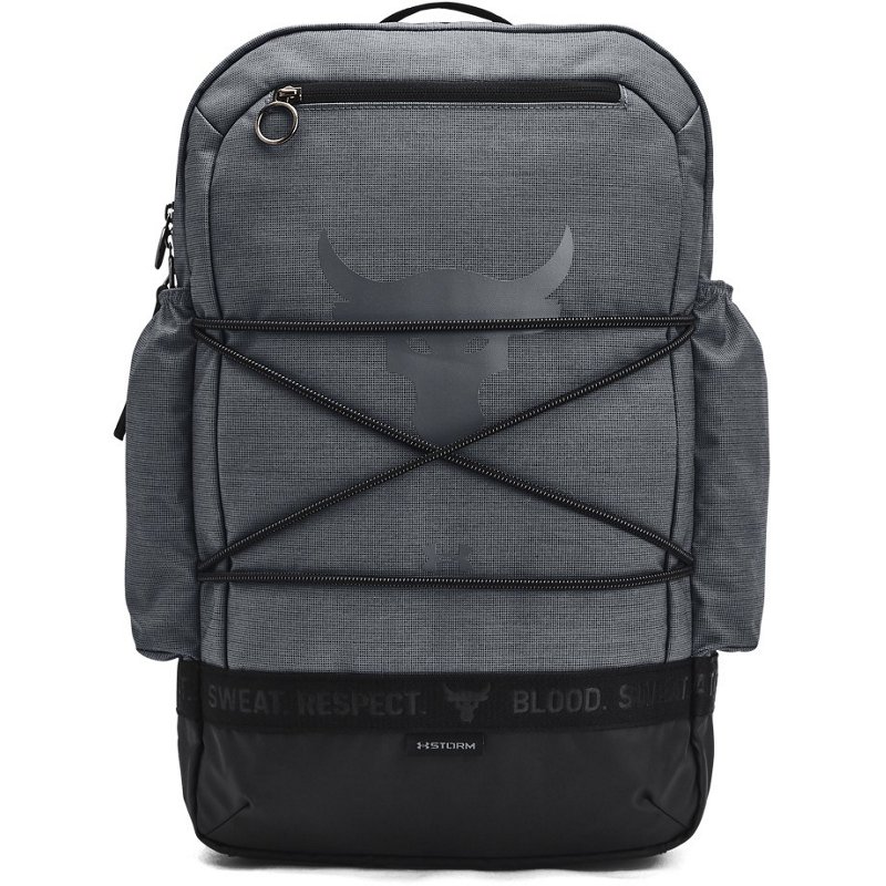 Under Armour Project Rock Brahma Backpack Black/Pitch Gray - Backpacks at Academy Sports