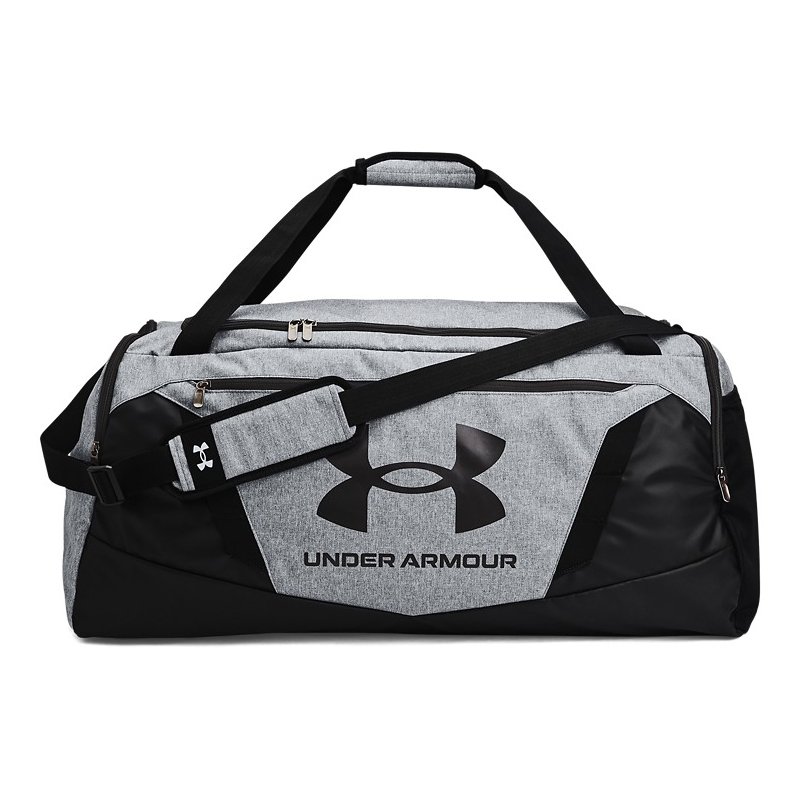 Under Armour Undeniable 5.0 Large Duffle Bag Pitch Grey Heather/Black - Athletic Sport Bags at Academy Sports
