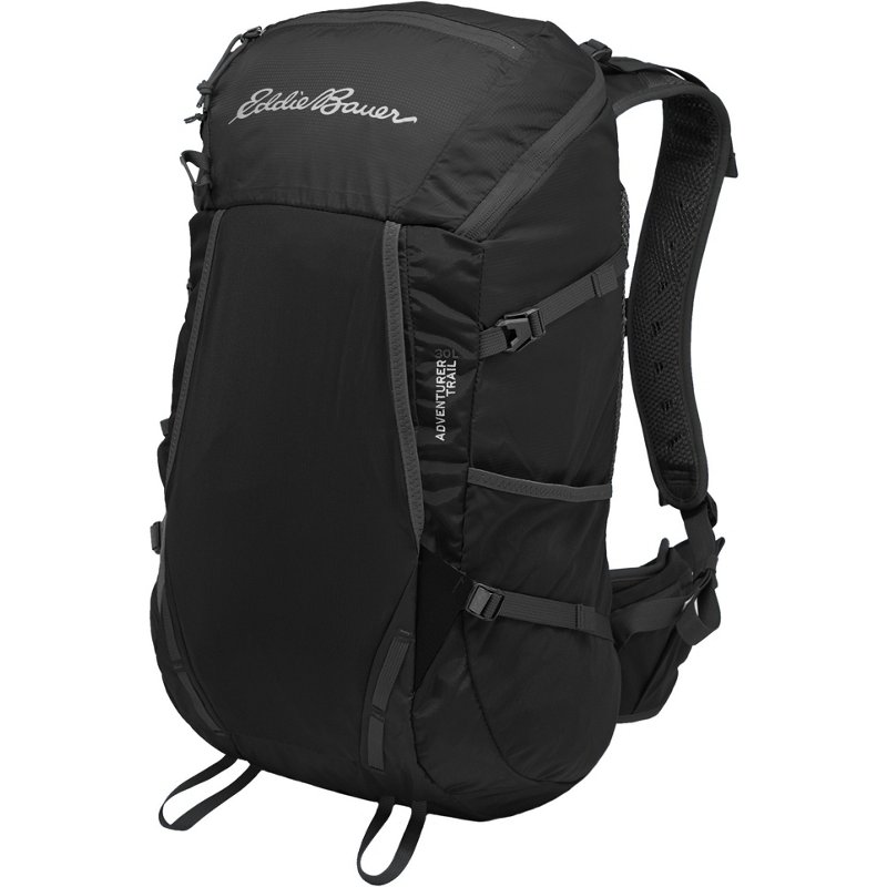 Eddie Bauer Adventurer Trail Frame 30L Backpack Black - Technical Packs at Academy Sports