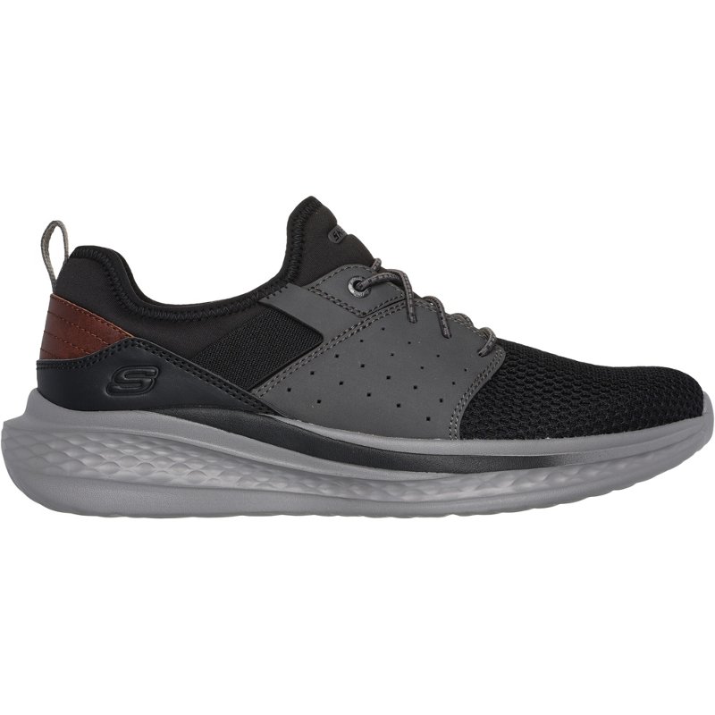 SKECHERS Mens Slade Bungee Lace Slip-In Shoes