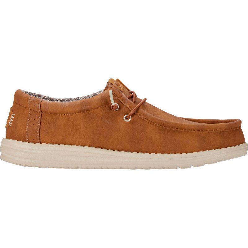 HEYDUDE Mens Wally Classic Leather Shoes